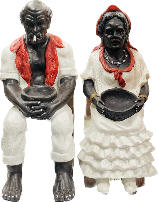 Estatua Francisca Y Francisco 8"