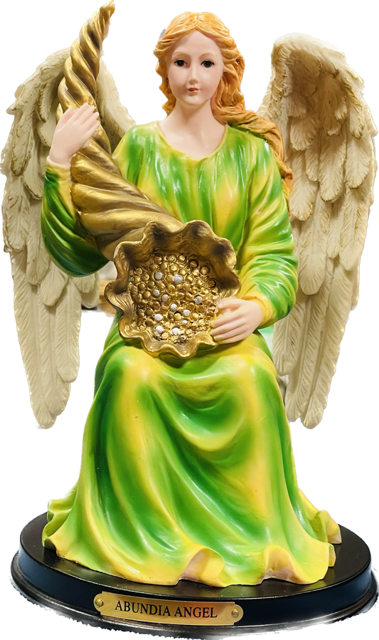 Estatua Angel De La Abundancia