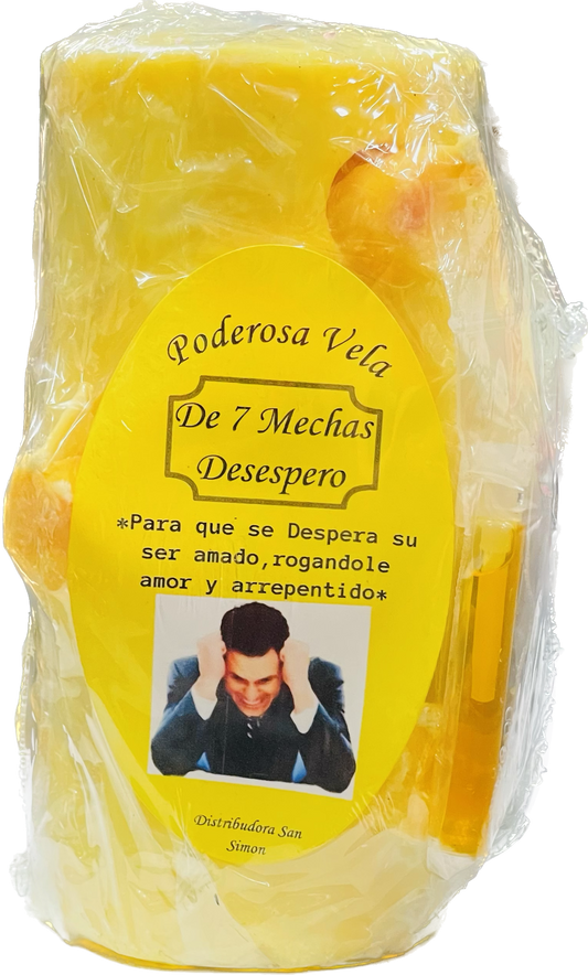 Vela 7 Mechas De Desespero