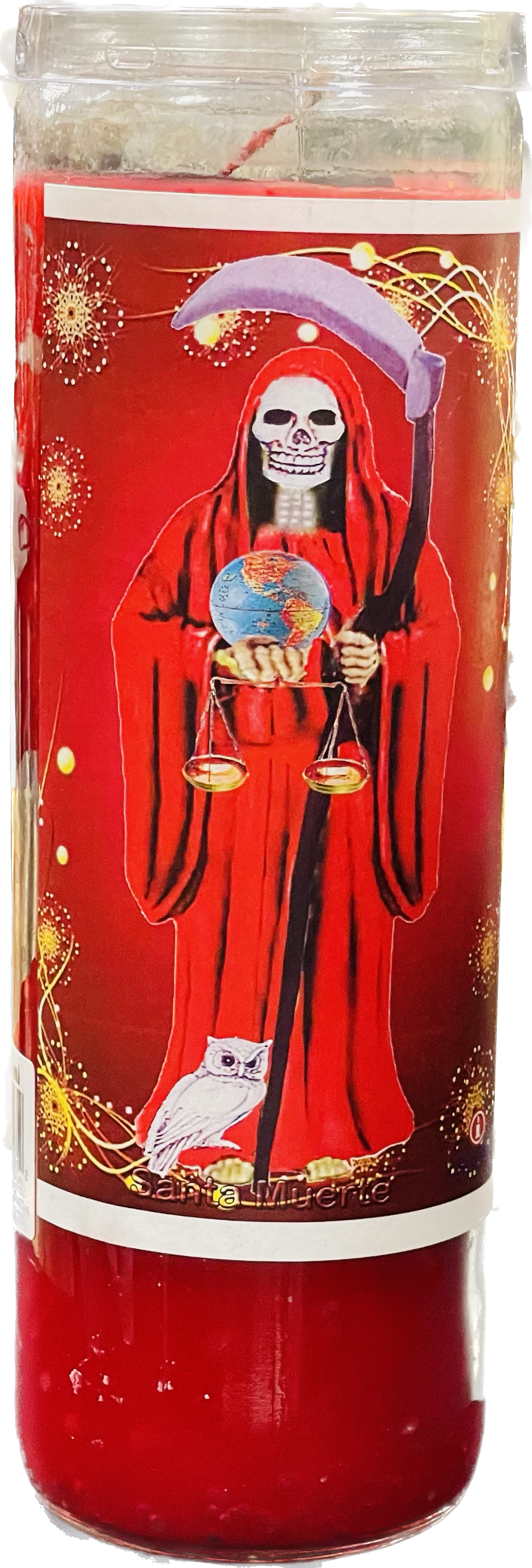 Vela Perfumada Santa Muerte Red (Cintron)