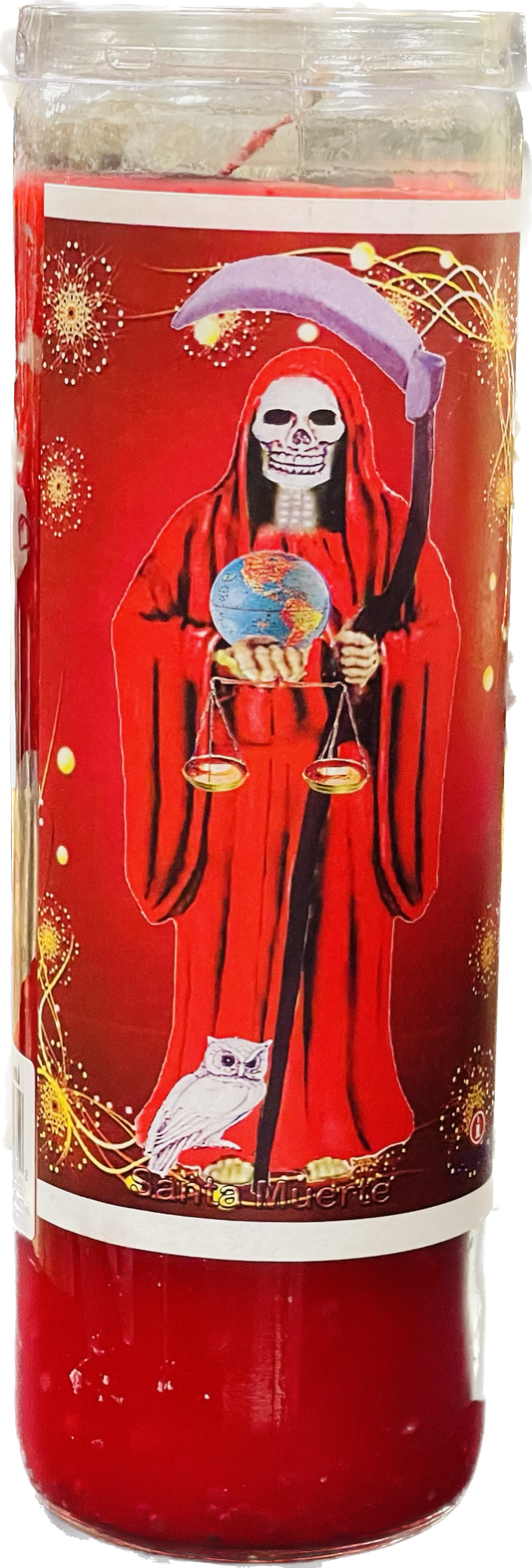 Vela Perfumada Santa Muerte Red (Cintron)