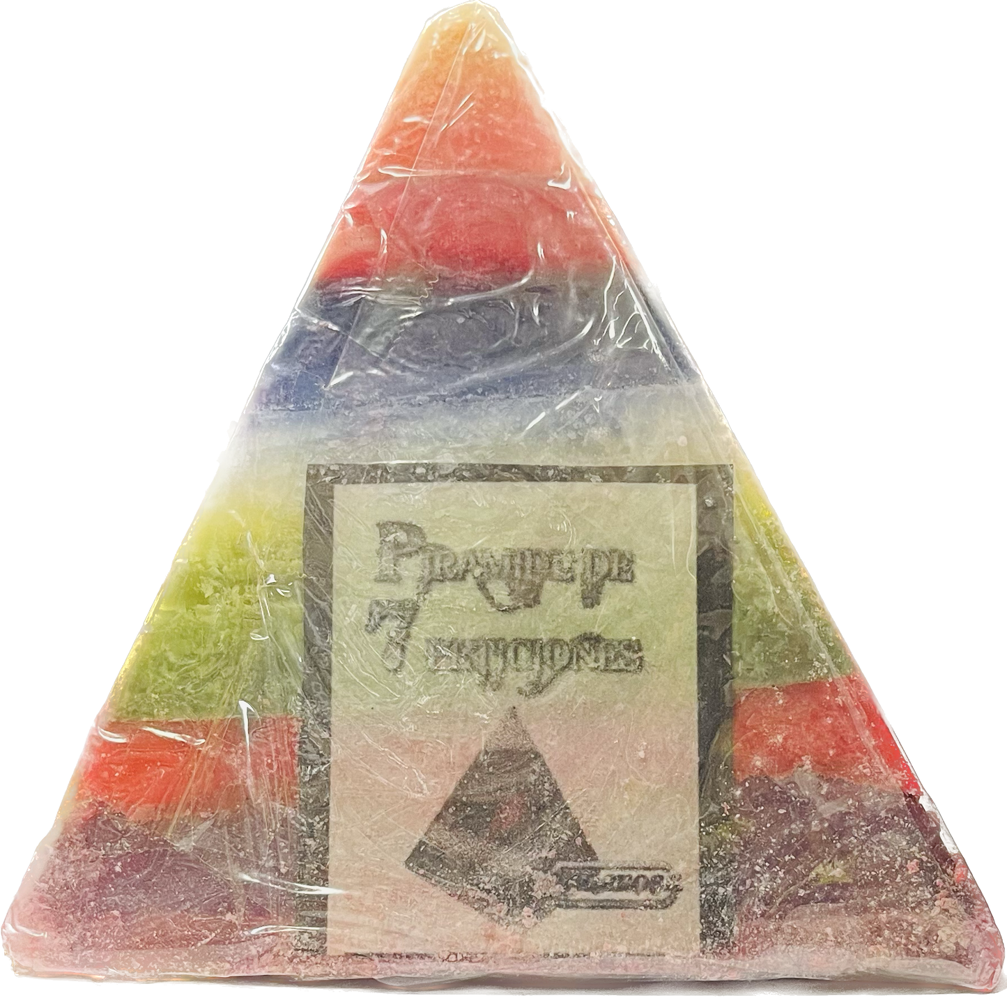 Poderosa Vela De Piramide De 7 Colores