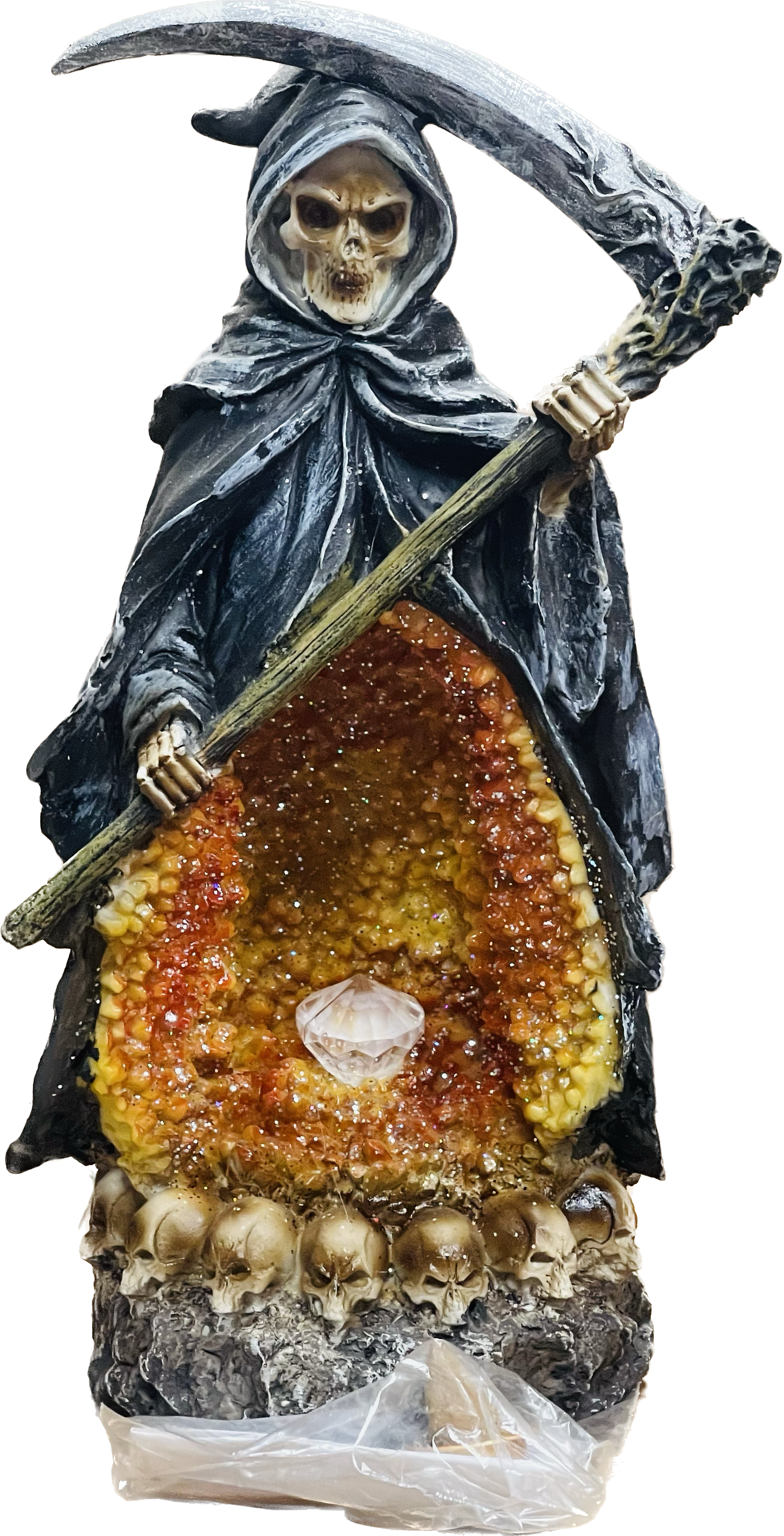 Estatua Grim Reaper LED