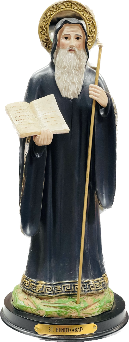 Estatua San Benito 12"