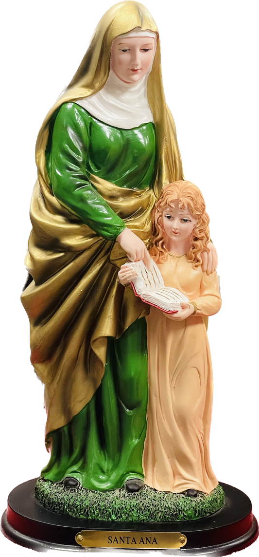 Estatua Santa Ana Sentada 12 Inches