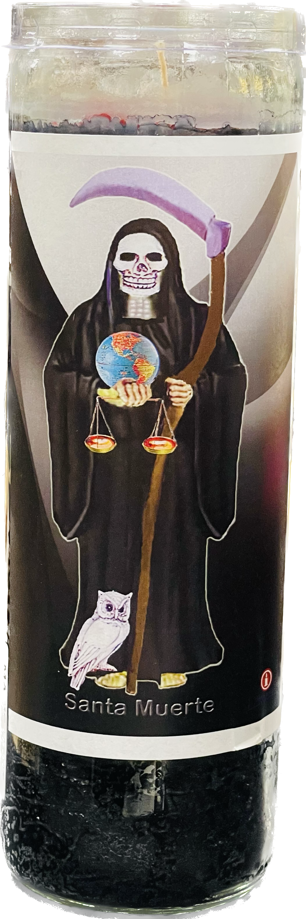 Vela Perfumada Santa Muerte Black (Cintron)