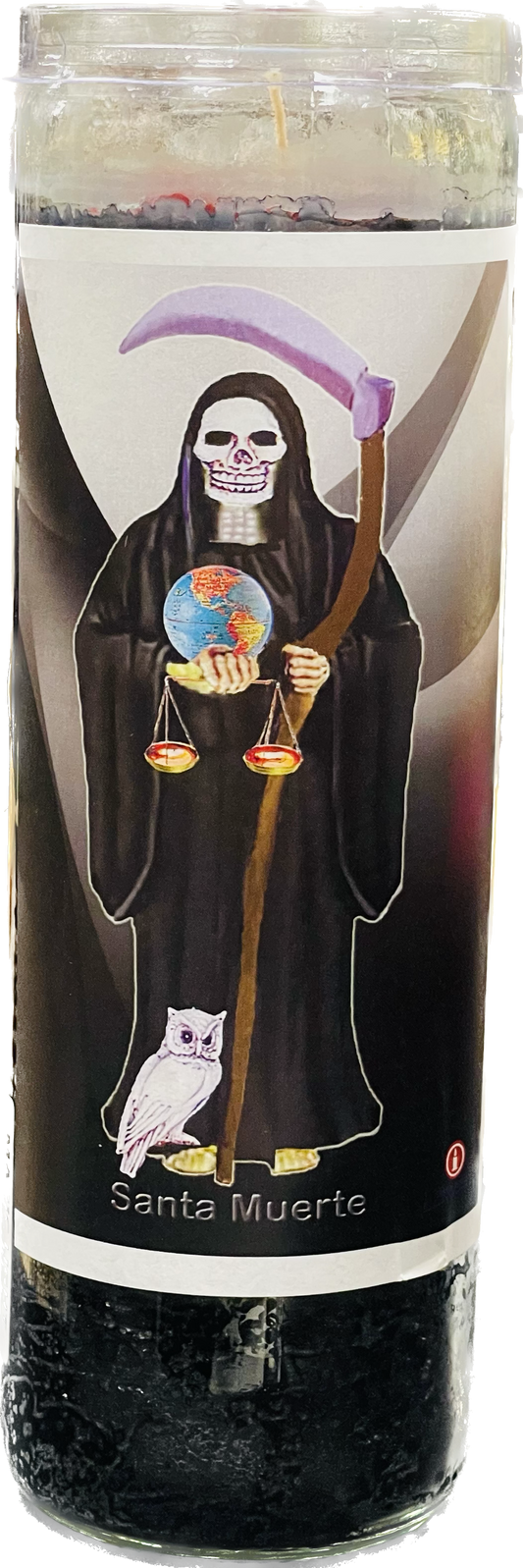 Vela Perfumada Santa Muerte Black (Cintron)