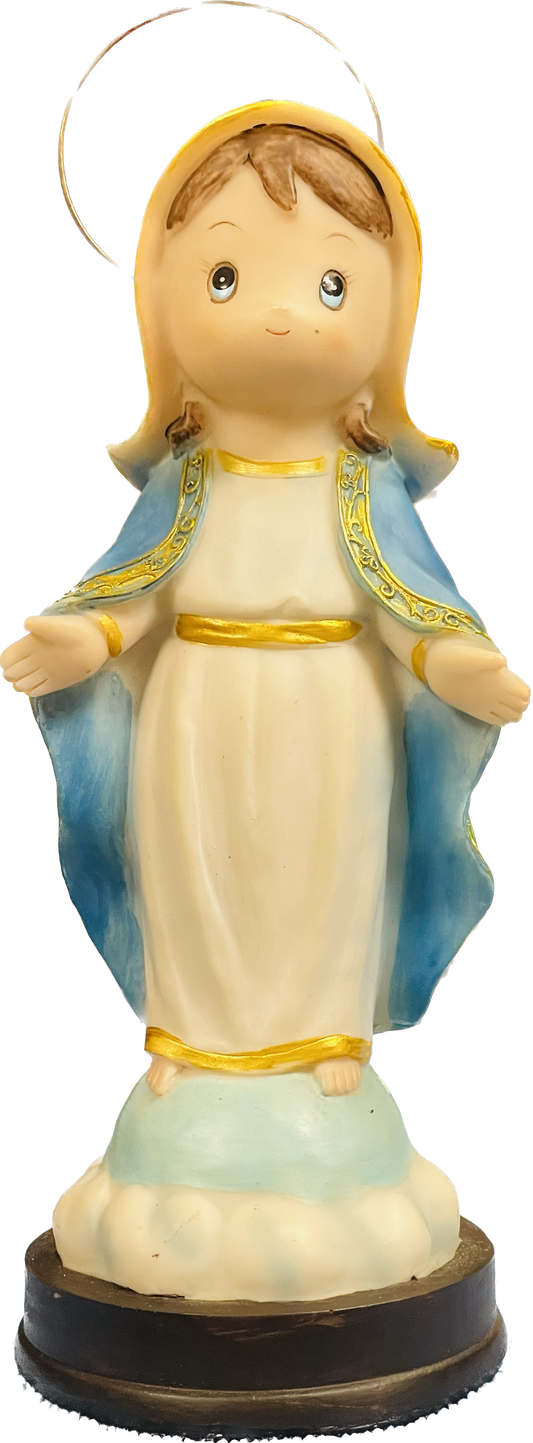 Estatua La Milagrosa 8 Inches Carita De Niña