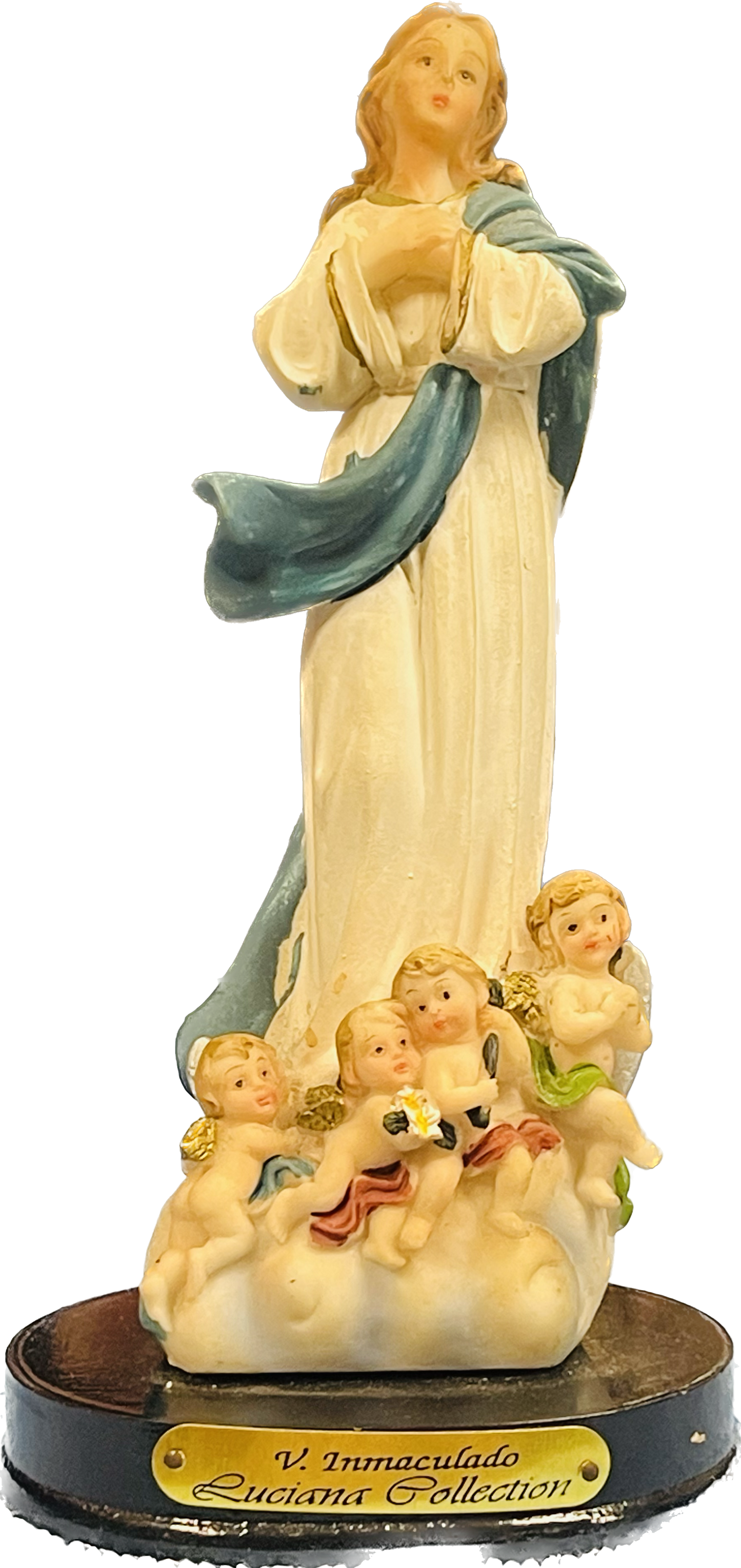 Estatua De La Virgen Inmaculado / 5 Pulgadas