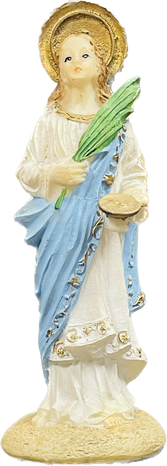 Estatua Virgen Santa Lucia 5"