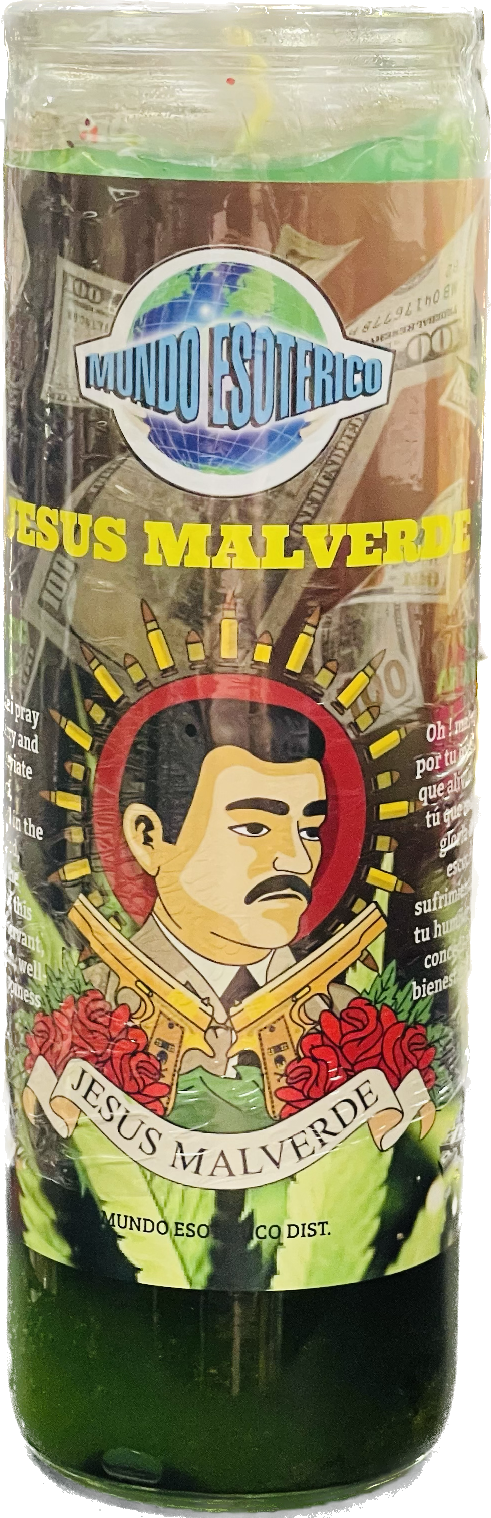 Vela Aromatica Jesus Malverde (Esoterico)