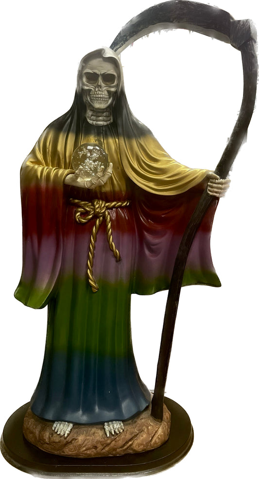 Estatua Santa Muerte 7 Colores 24 Inches