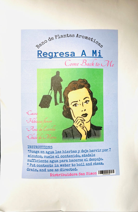 Baño De Plantas Aromatica Regresa A Mi