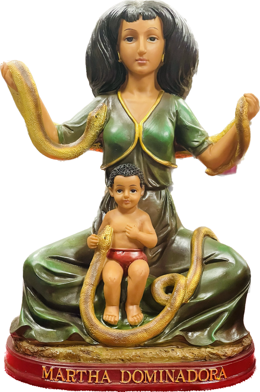 Estatua Santa Marta La Dominadora 12" Love Gifts