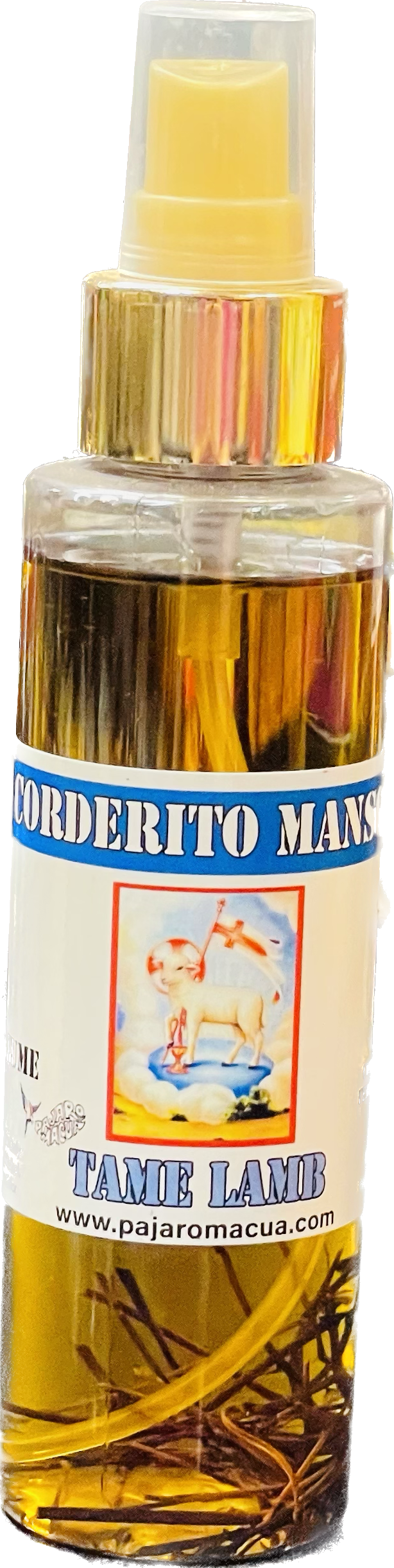 Perfume Tapa Dorada Corderito Manso