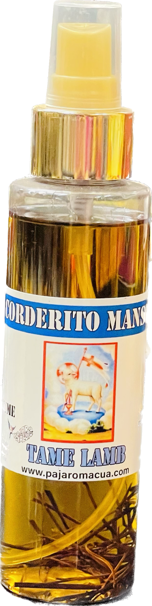 Perfume Tapa Dorada Corderito Manso