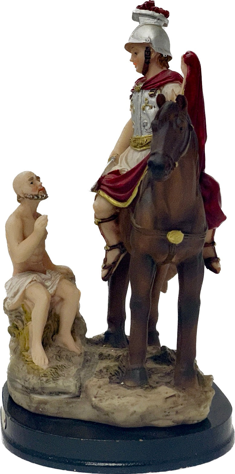 Estatua De San Martin Caballero/ 8 Inches/