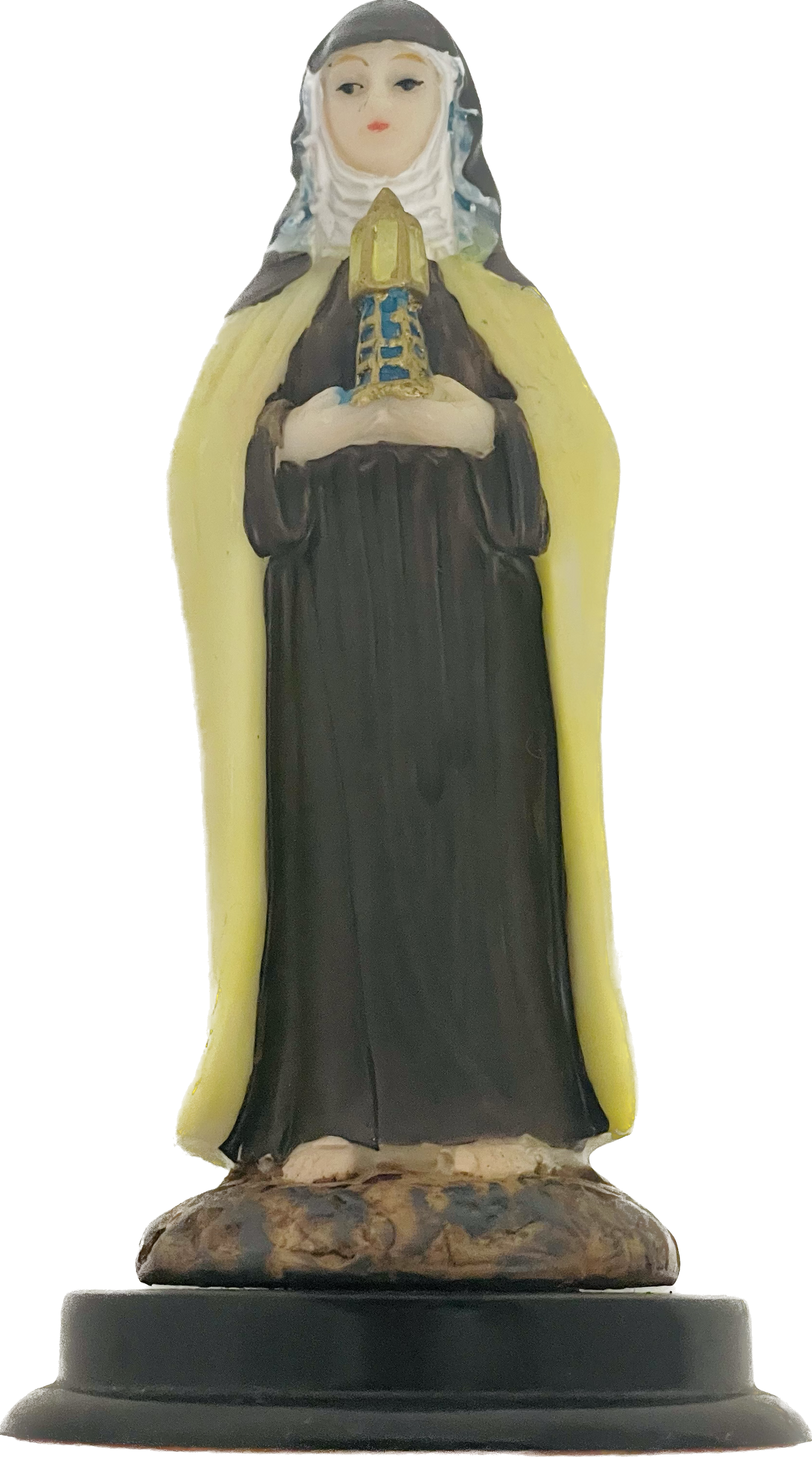 Estatua De Santa Clara /5 Pulgadas