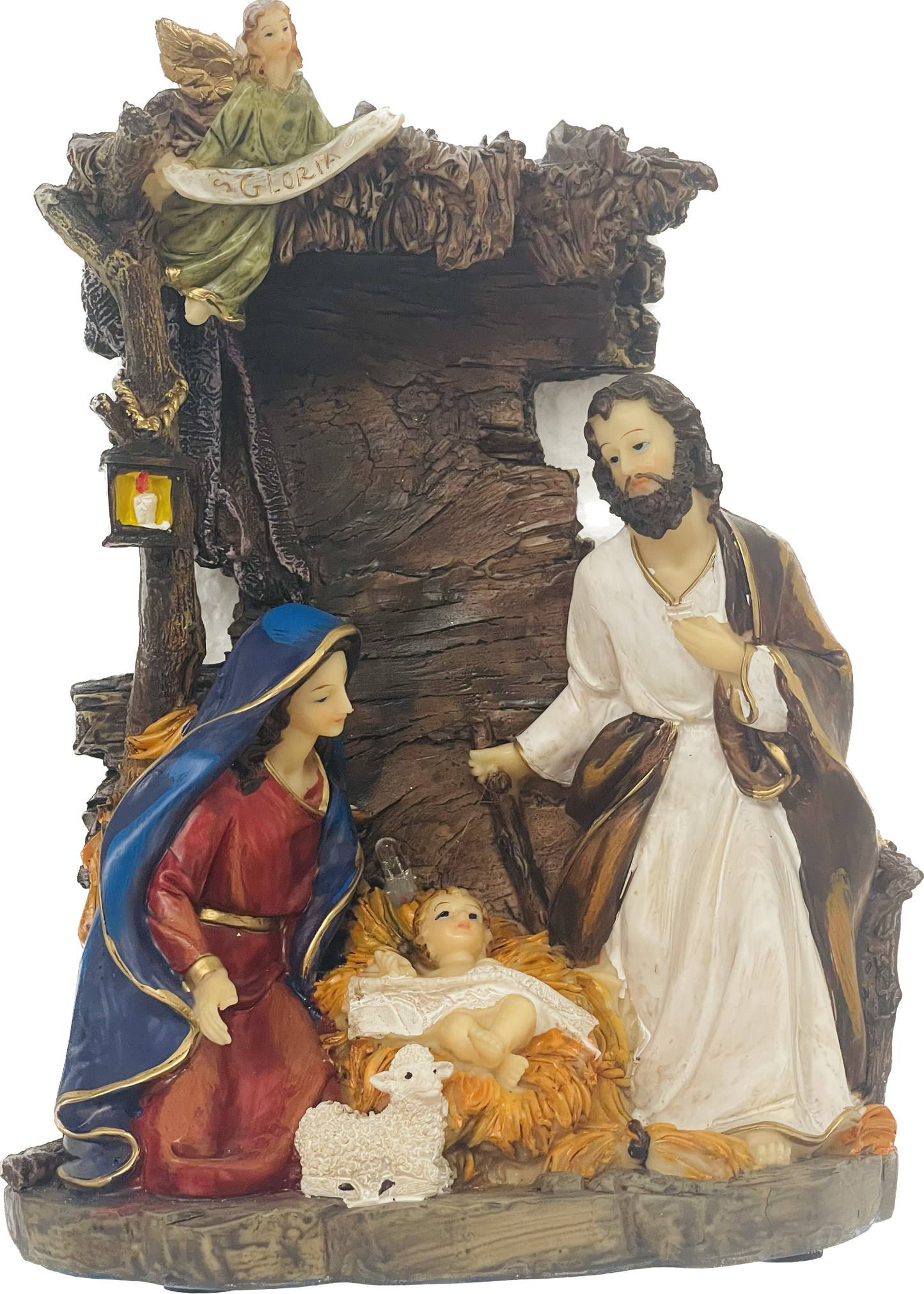 Estatua Casa De La Navidad 9" Love Gifts