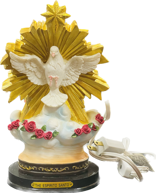 Estatua Espiritu Santo Con Luz Love Gits