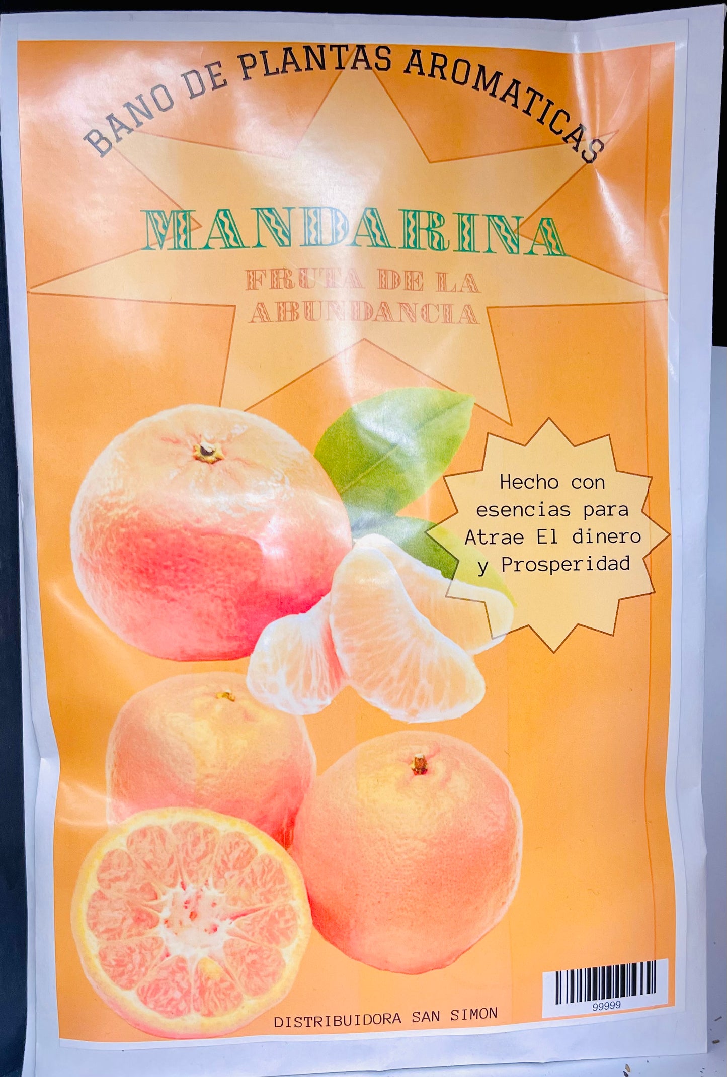 Baño De Plantas Aromaticas Mandarina