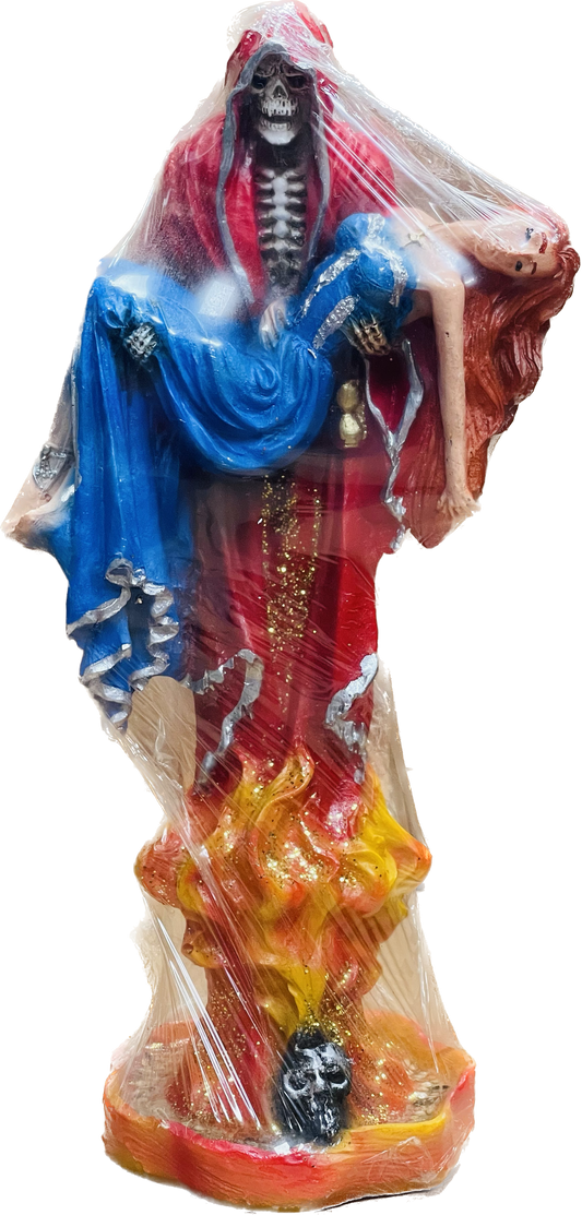 Santa Muerte Piadosa Roja