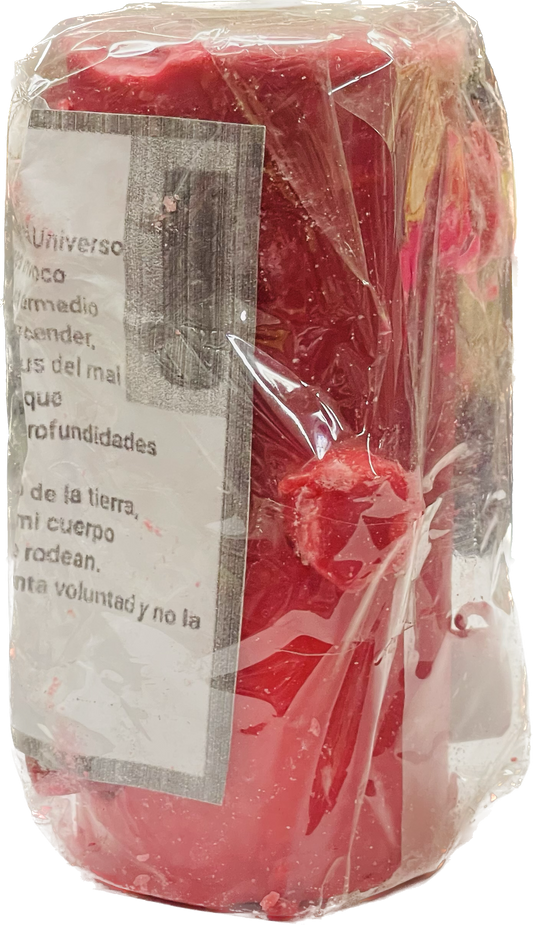 Poderoso velon tumba trabajo 7 mechas rojo