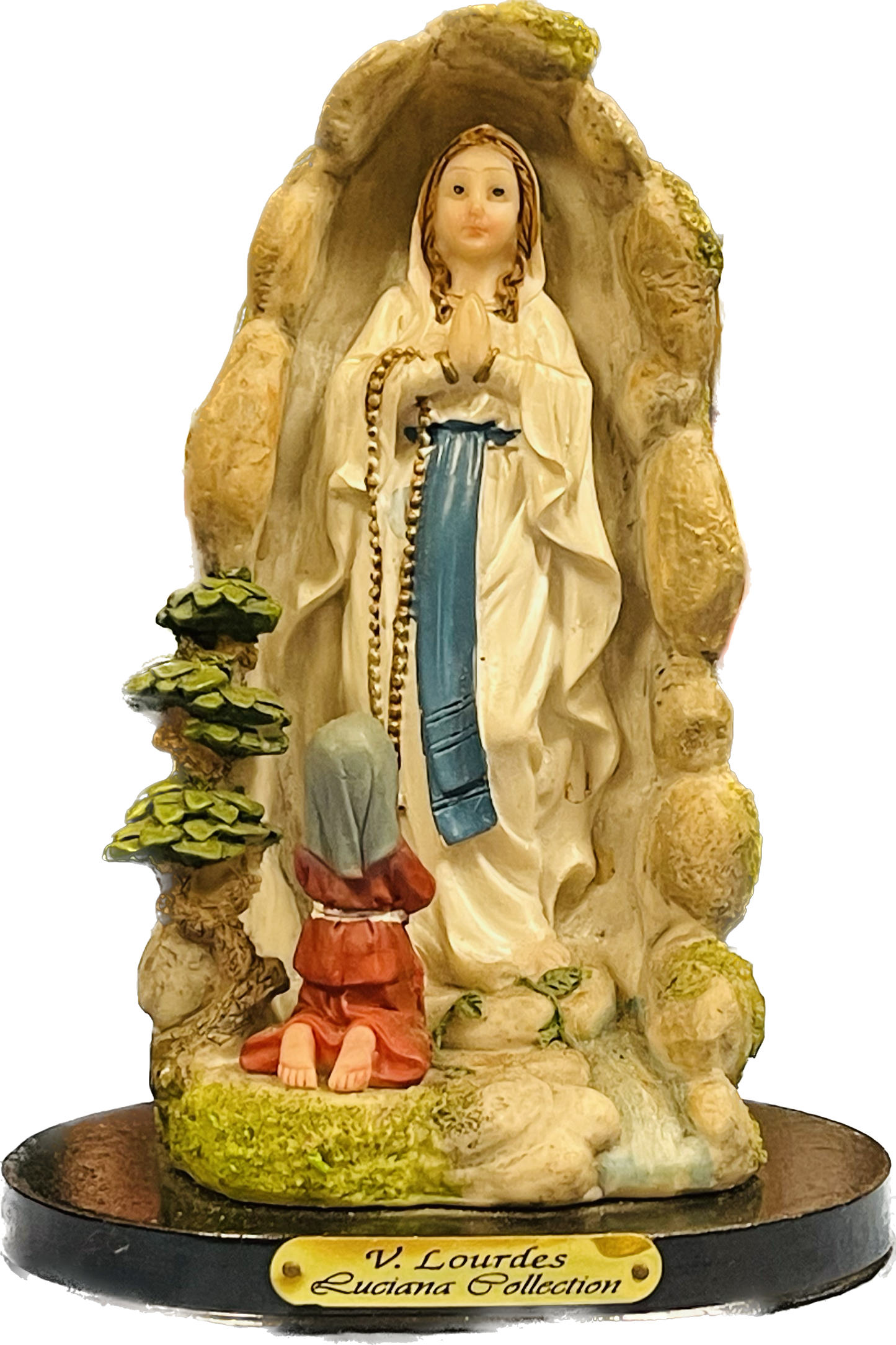 Estatua De La Virgen Lourdes / 5 Pulgadas