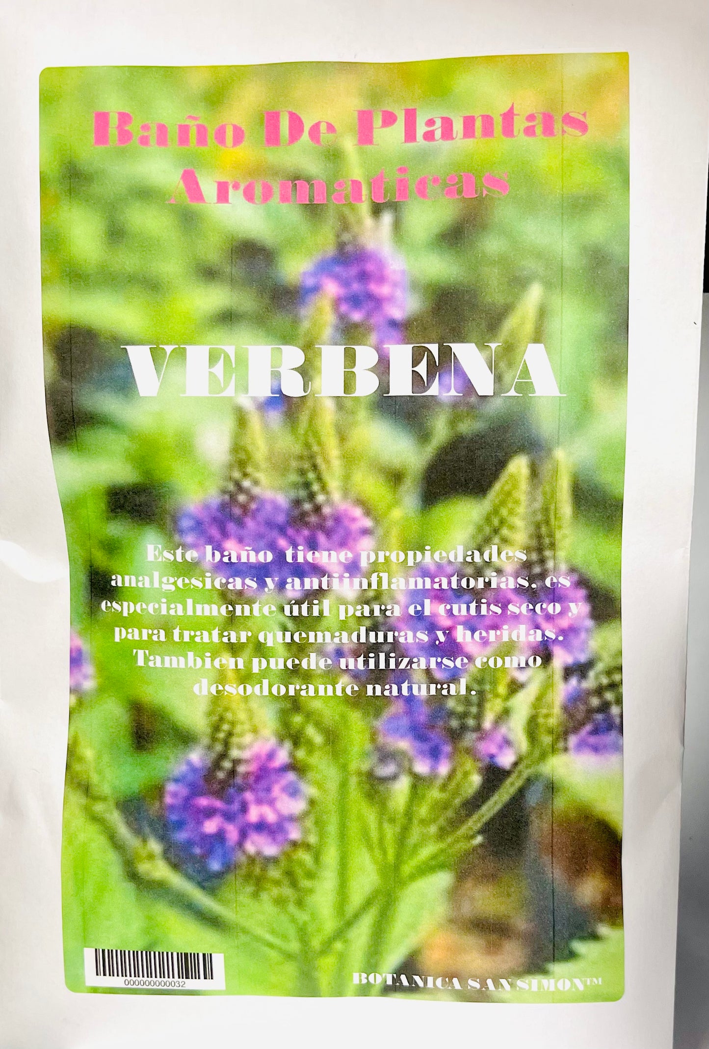 Baño De Plantas Aromaticas Verbena