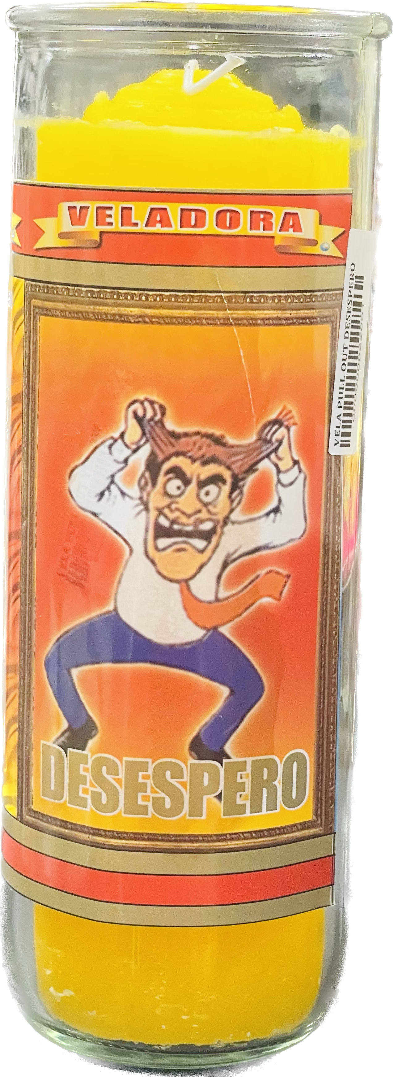 Vela Pull Out Desespero(yellow)