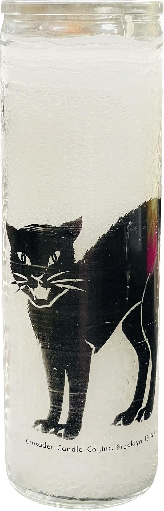 Vela Regular Gato Negro Blanca