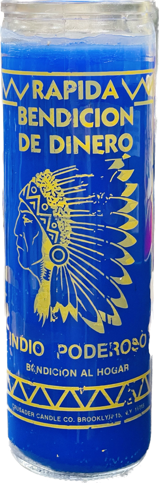Vela Regular Indio Azul