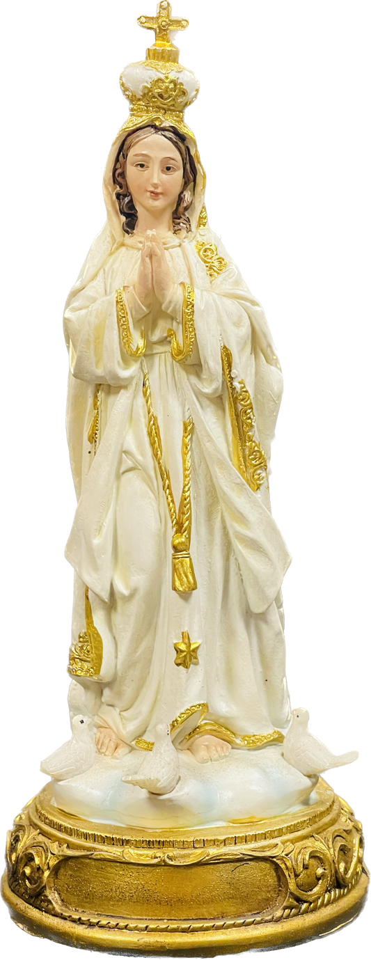 Estatua De Virgen De Fatima 8"