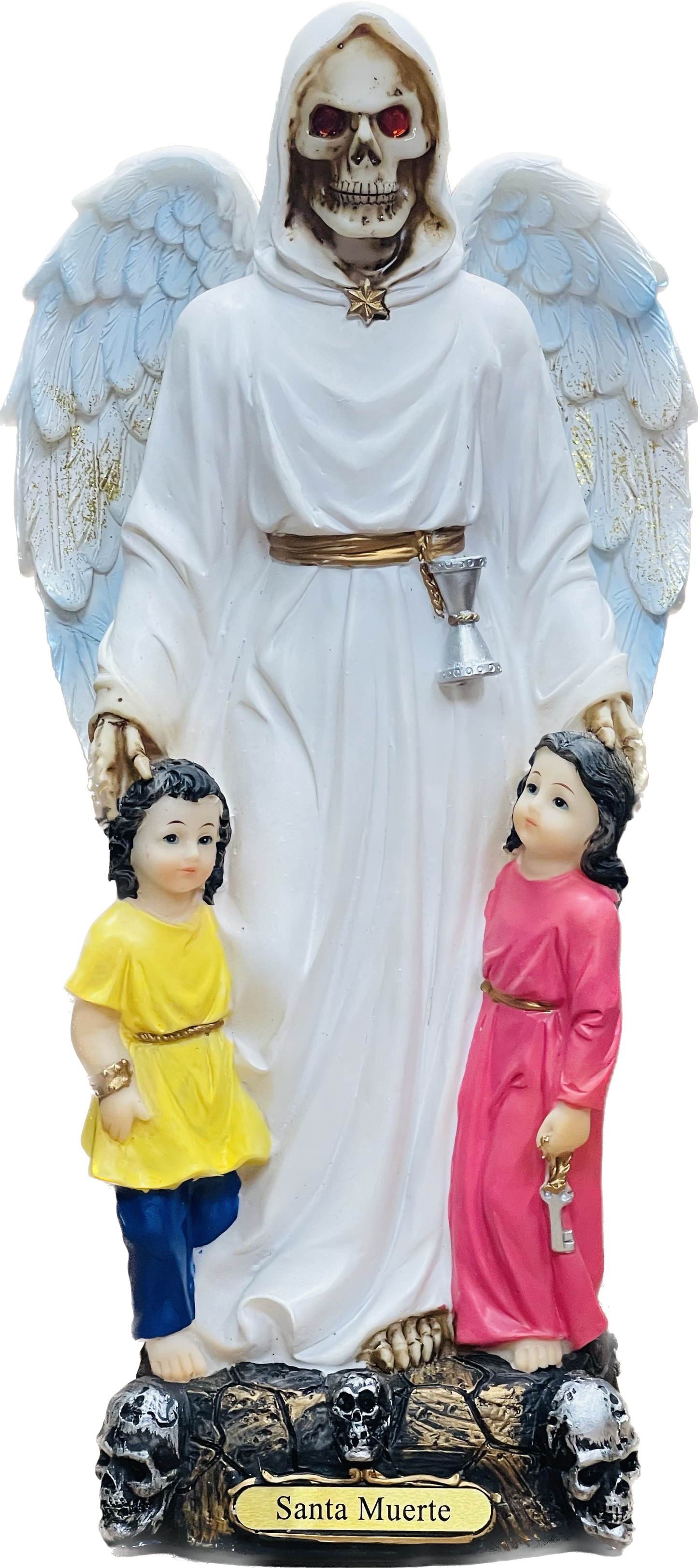 Estatua Santa Muerte De La Guarda 12' Inch ( Loves Gift)