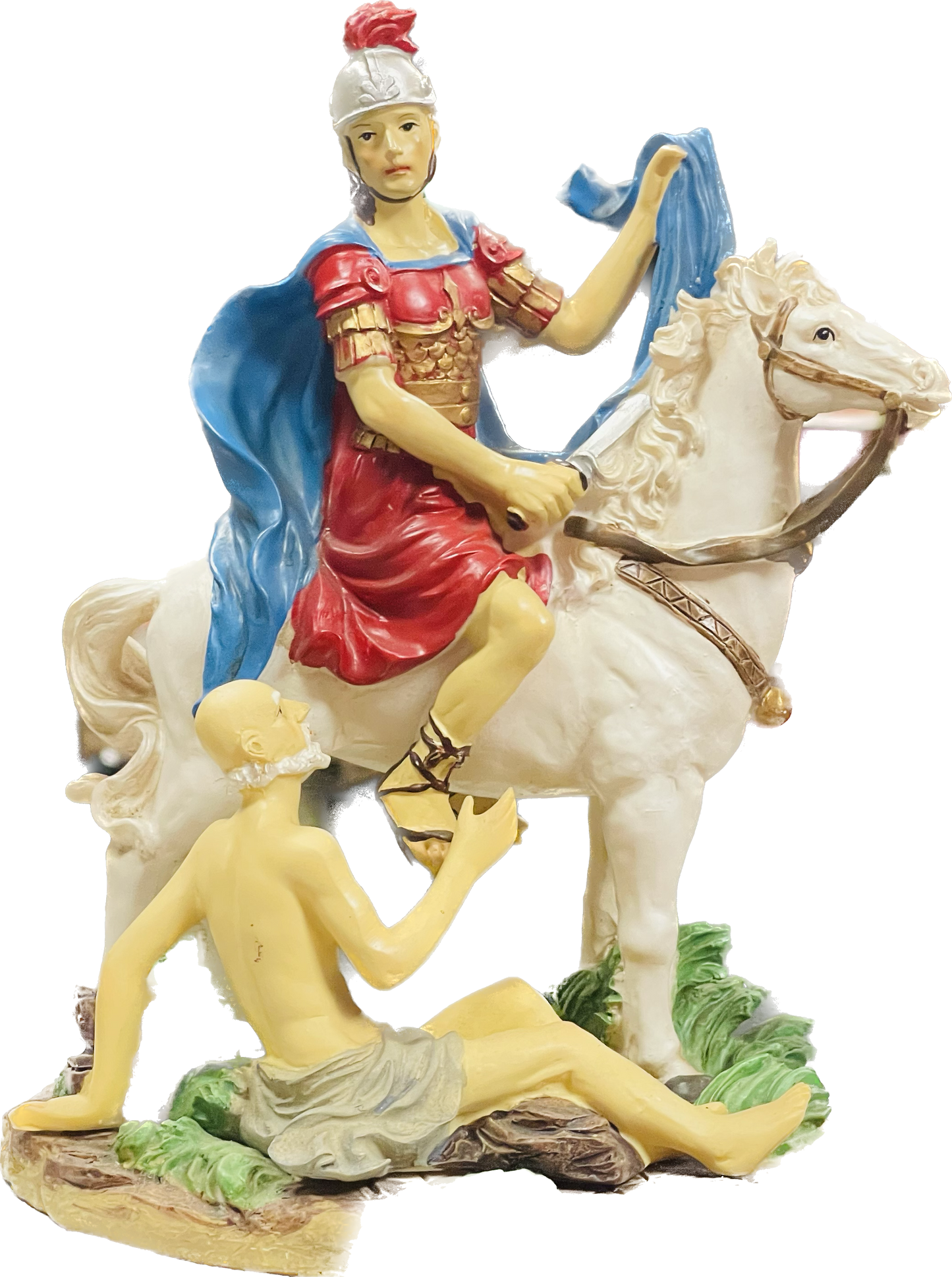 Estatua De San Martin Caballero/ 8 Inches/