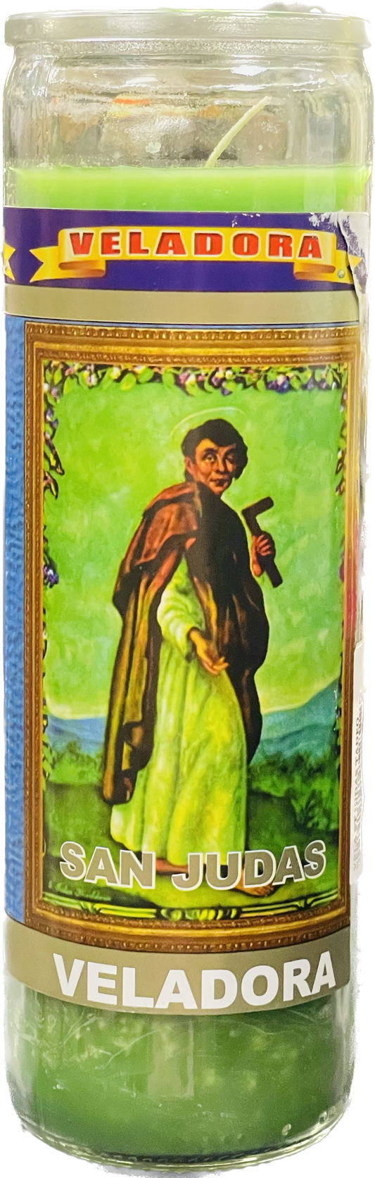 Vela Regular San Judas Tadeo Verde