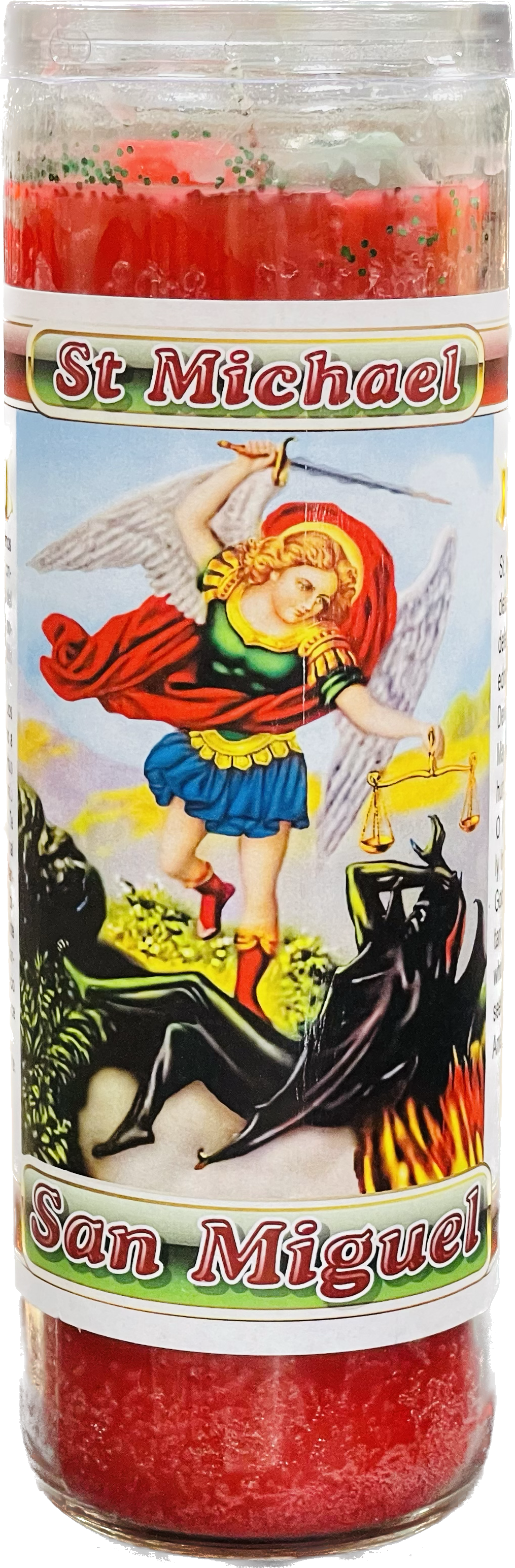 Vela Perfumada San Miguel Roja (Cintron)