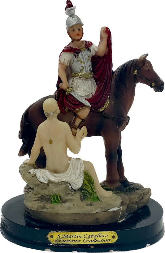 Estatua De San Martin Caballero /5 Pulgadas